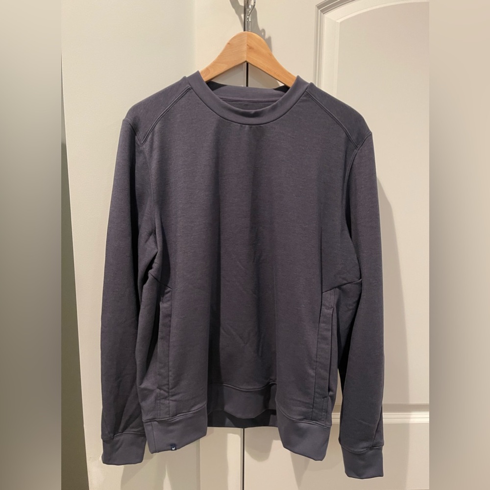 Ministry of Supply - Men's Fusion Terry Sweatshirts - Medium - navy and charcoal